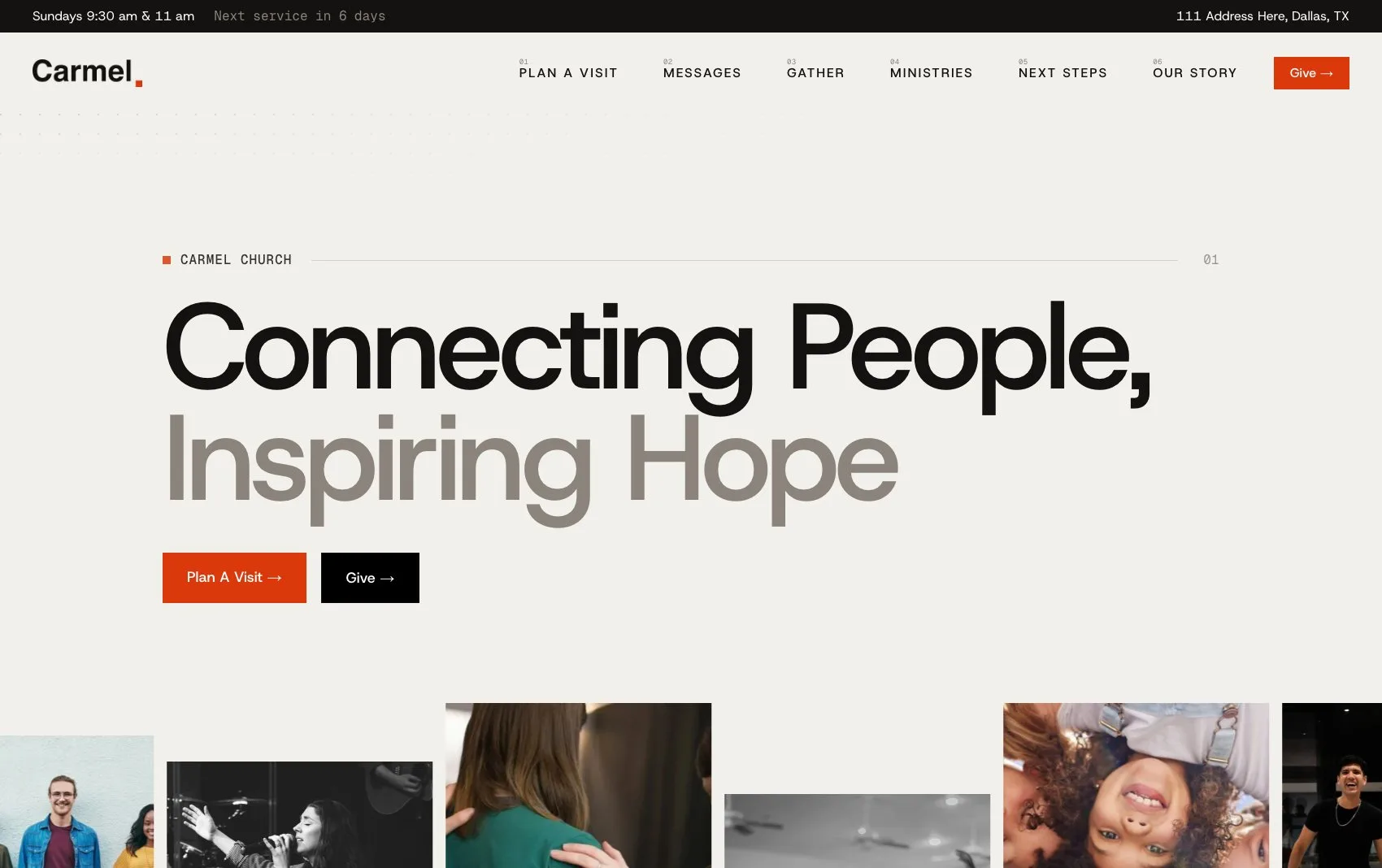 Carmel homepage