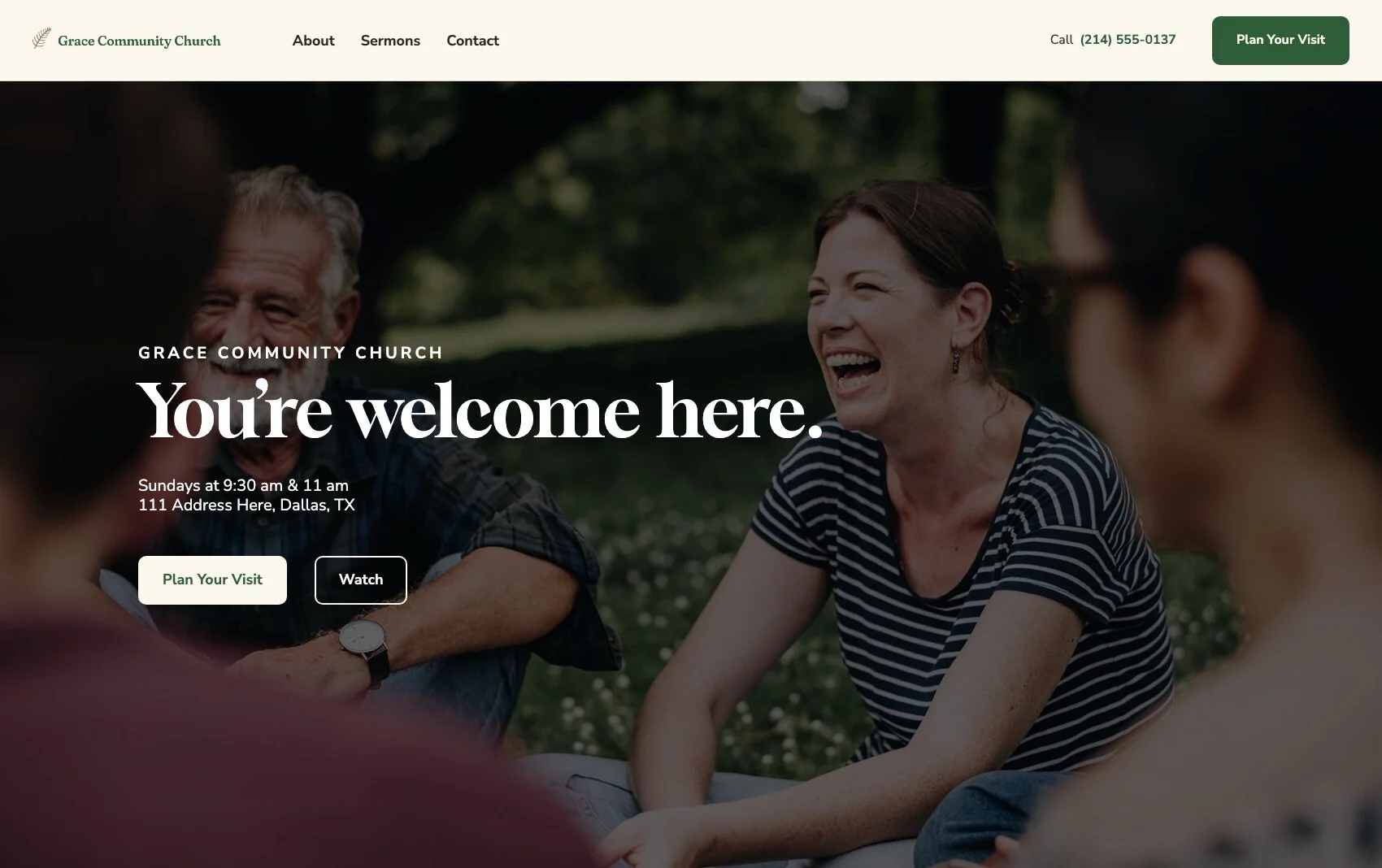 Elim homepage