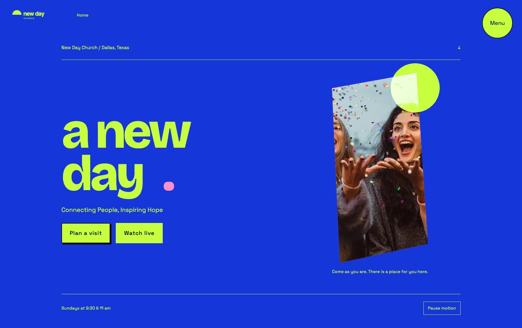 Hosanna homepage
