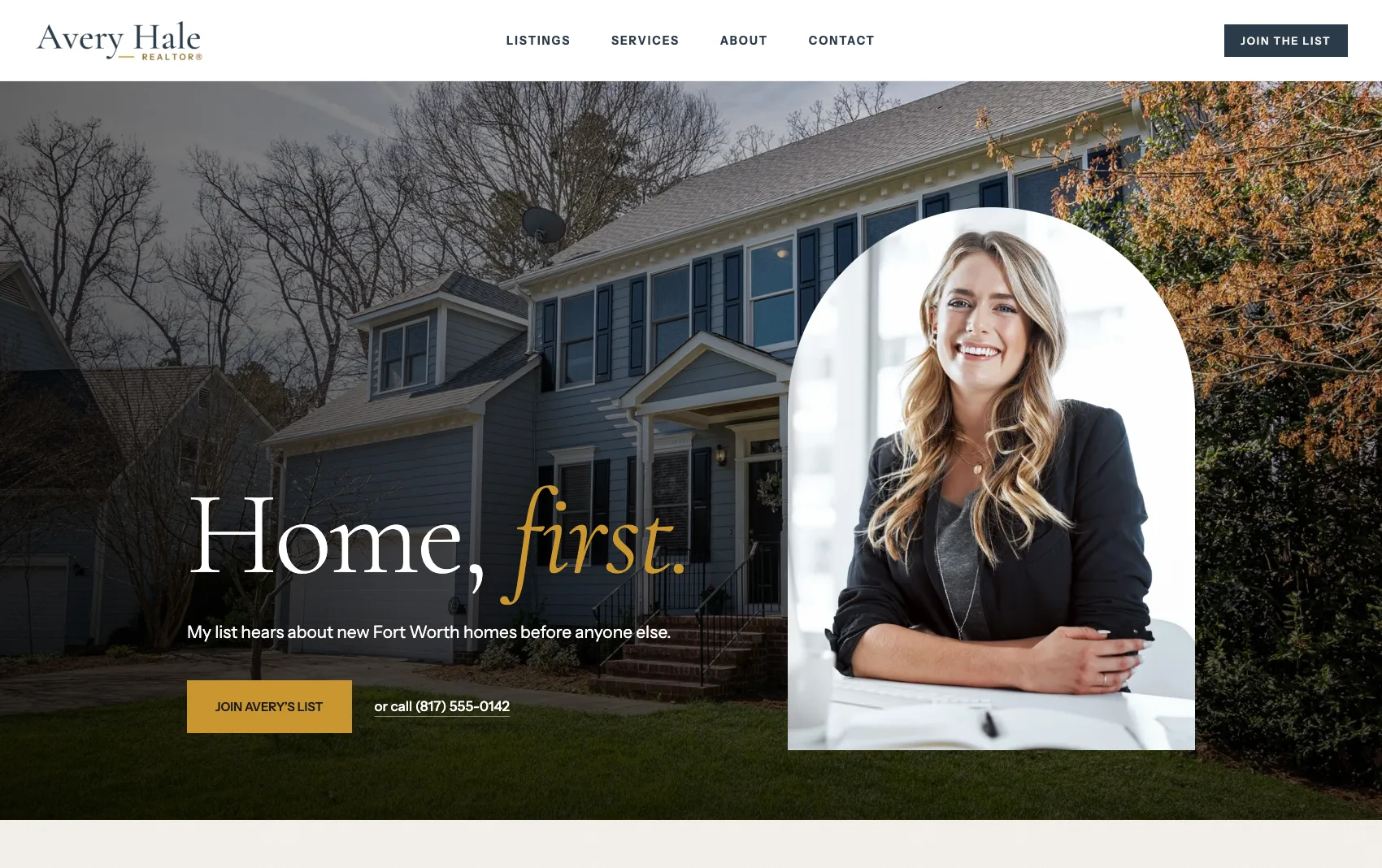 Turnkey template homepage hero